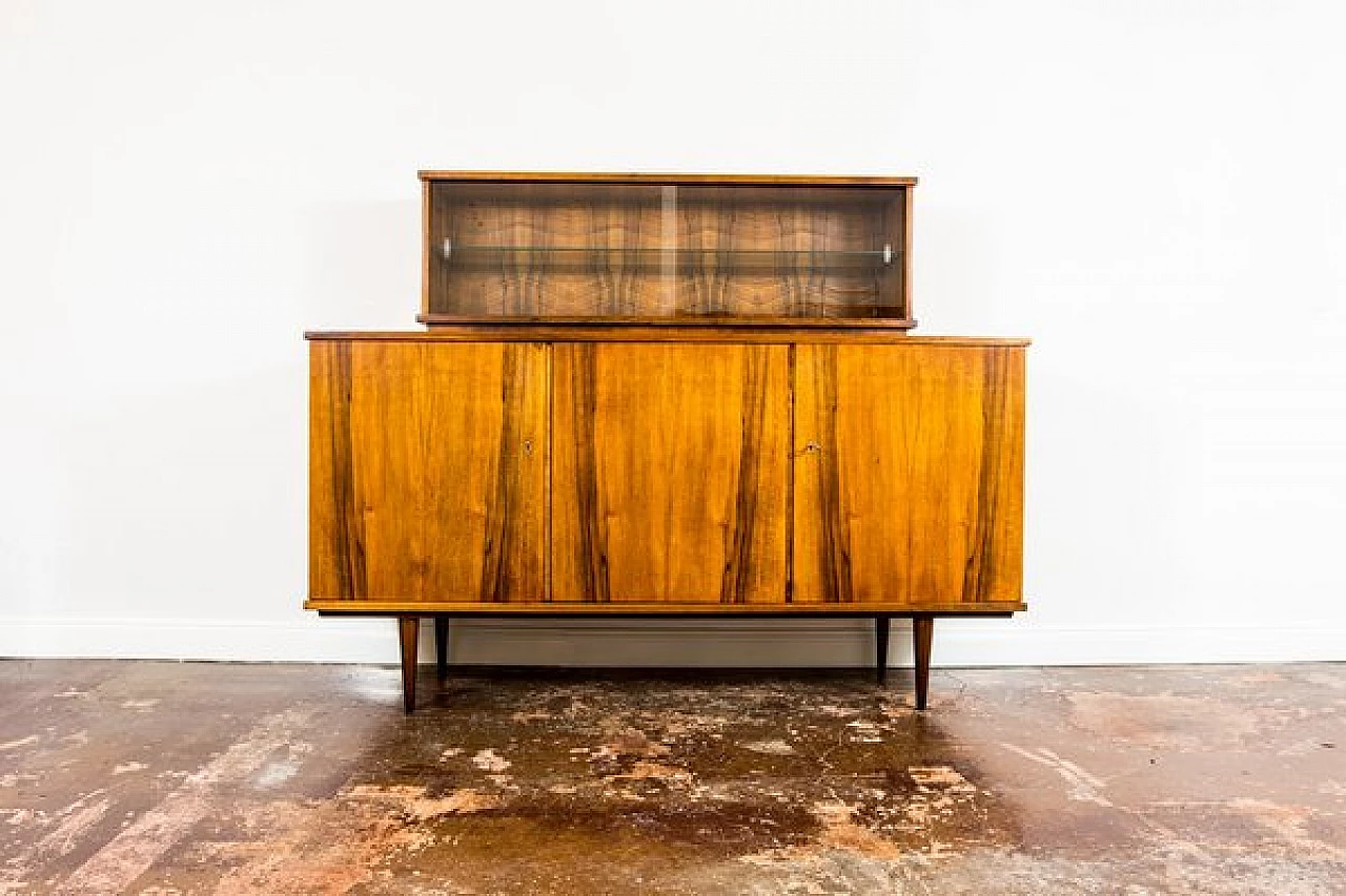 Walnut sideboard by Łódzkie Furniture Factories, 1960s 1