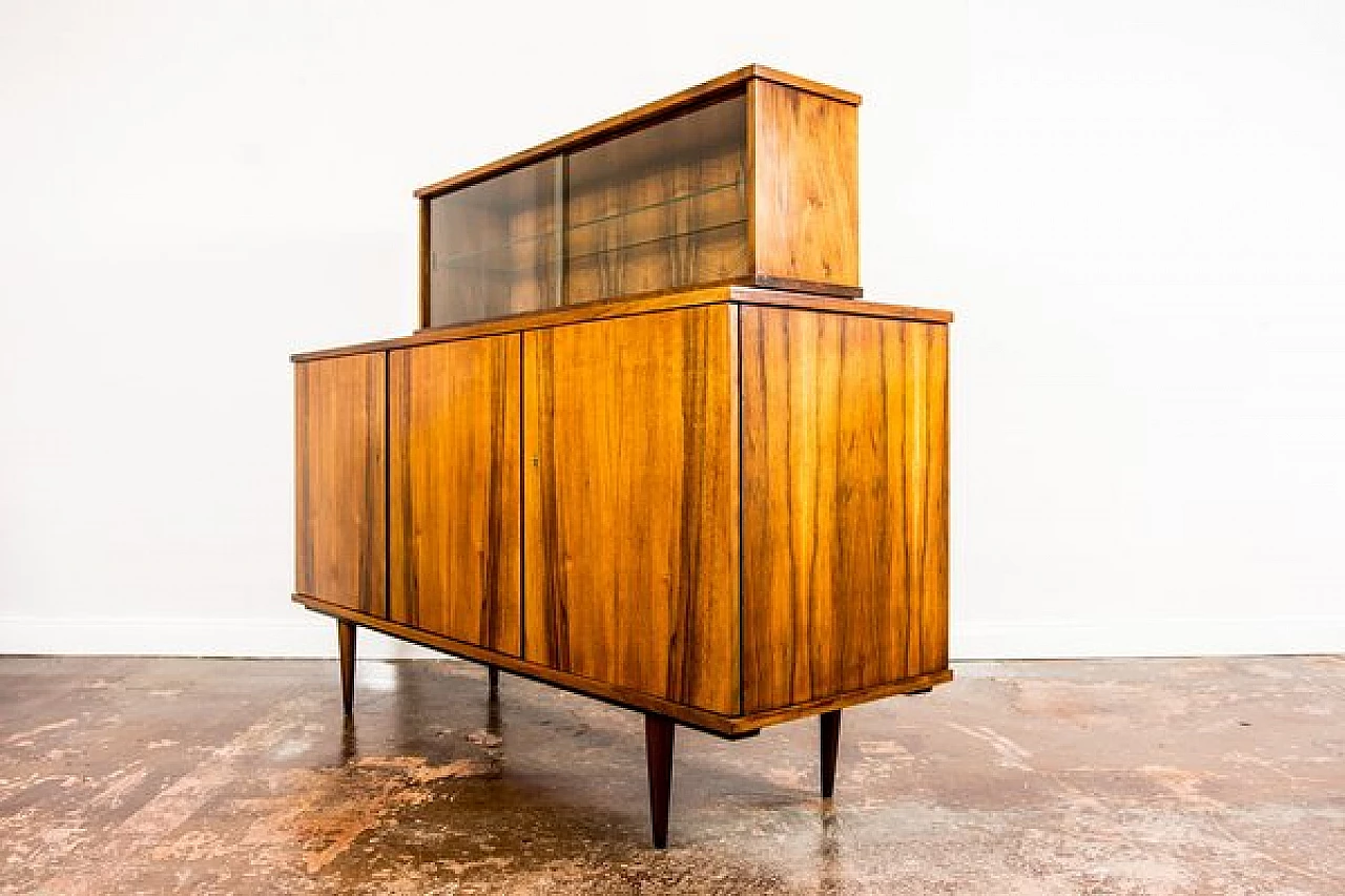 Walnut sideboard by Łódzkie Furniture Factories, 1960s 5