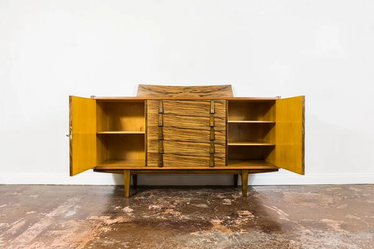 Wooden sideboard by RT Hałas for Bydgoskie Fabryki Mebli, 1960s 22