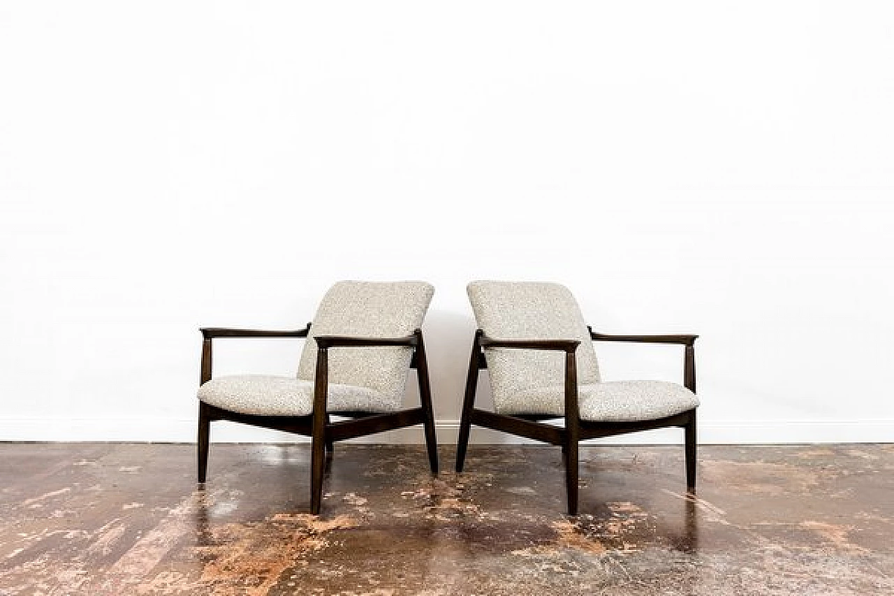 Pair of GFM-64 armchairs by Edmund Homa for GFM, 1960s 1