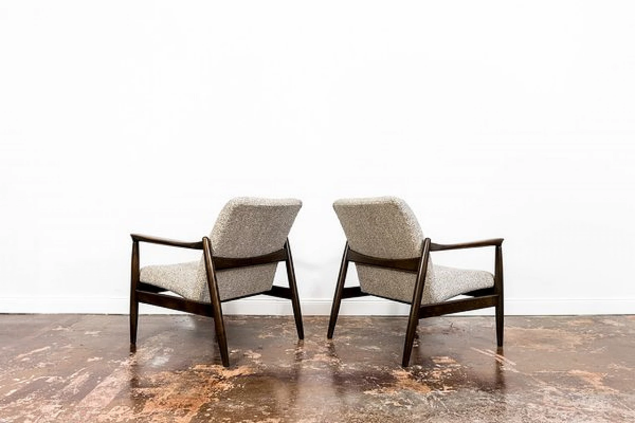 Pair of GFM-64 armchairs by Edmund Homa for GFM, 1960s 17