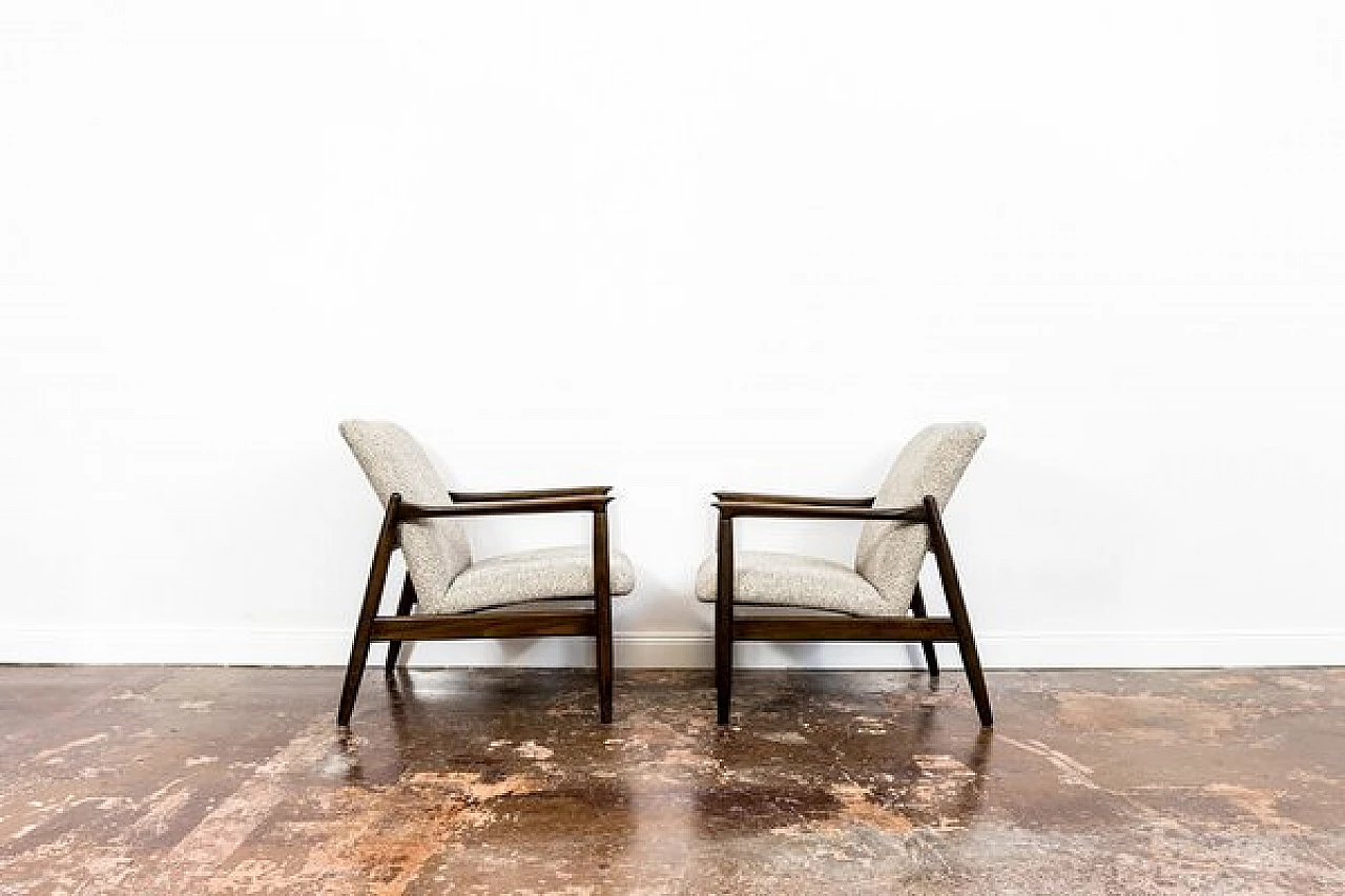 Pair of GFM-64 armchairs by Edmund Homa for GFM, 1960s 20