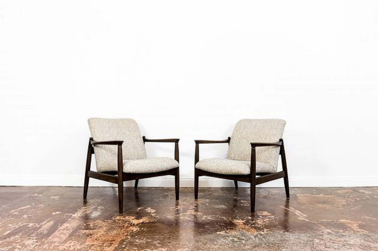 Pair of GFM-64 armchairs by Edmund Homa for GFM, 1960s 21