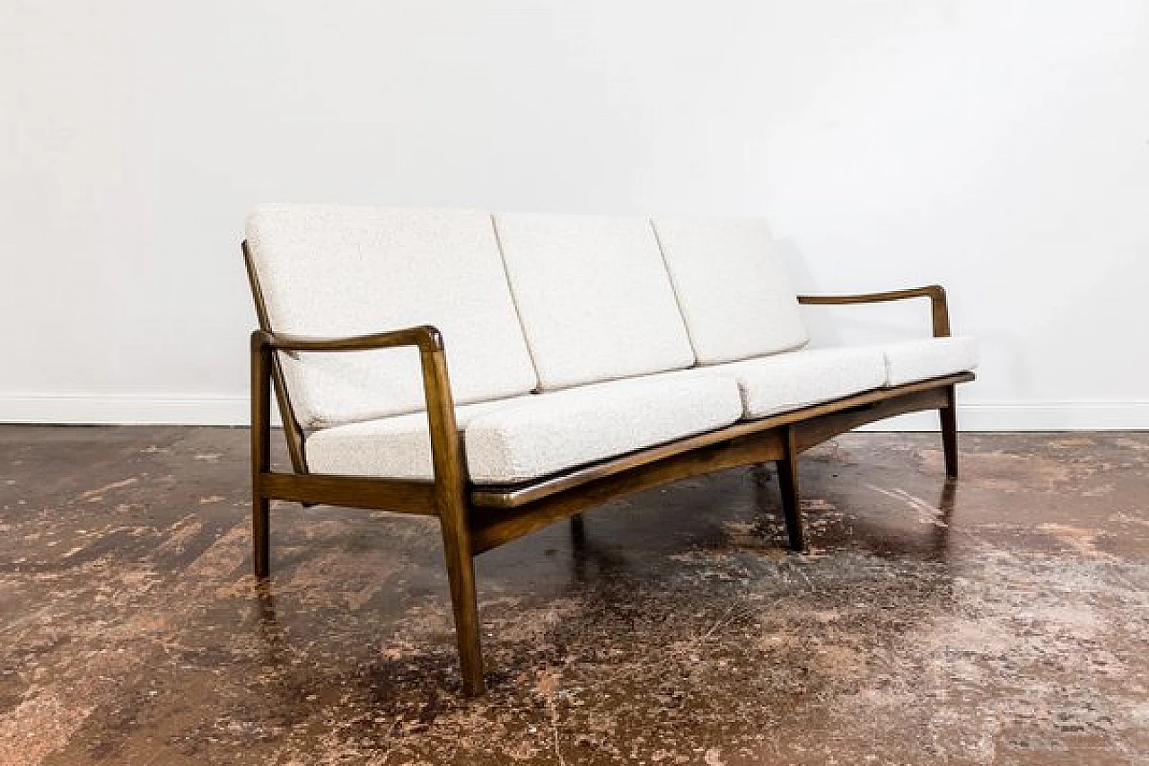 Pair of Scandinavian armchairs and sofa, 1960s 30