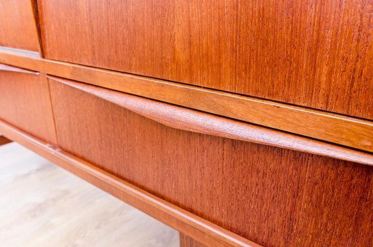 Danish teak sideboard by EW Bach for Sejling Skabe, 1950s 2