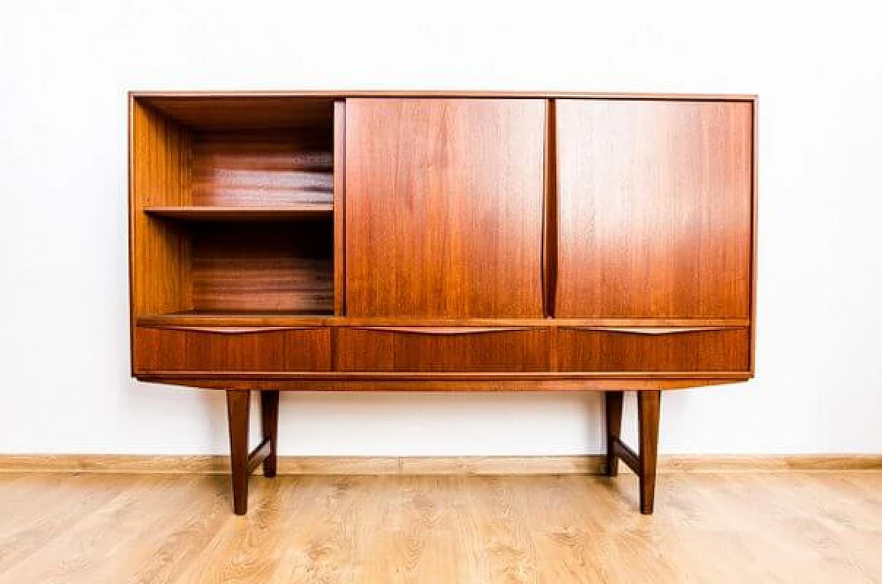 Danish teak sideboard by EW Bach for Sejling Skabe, 1950s 8