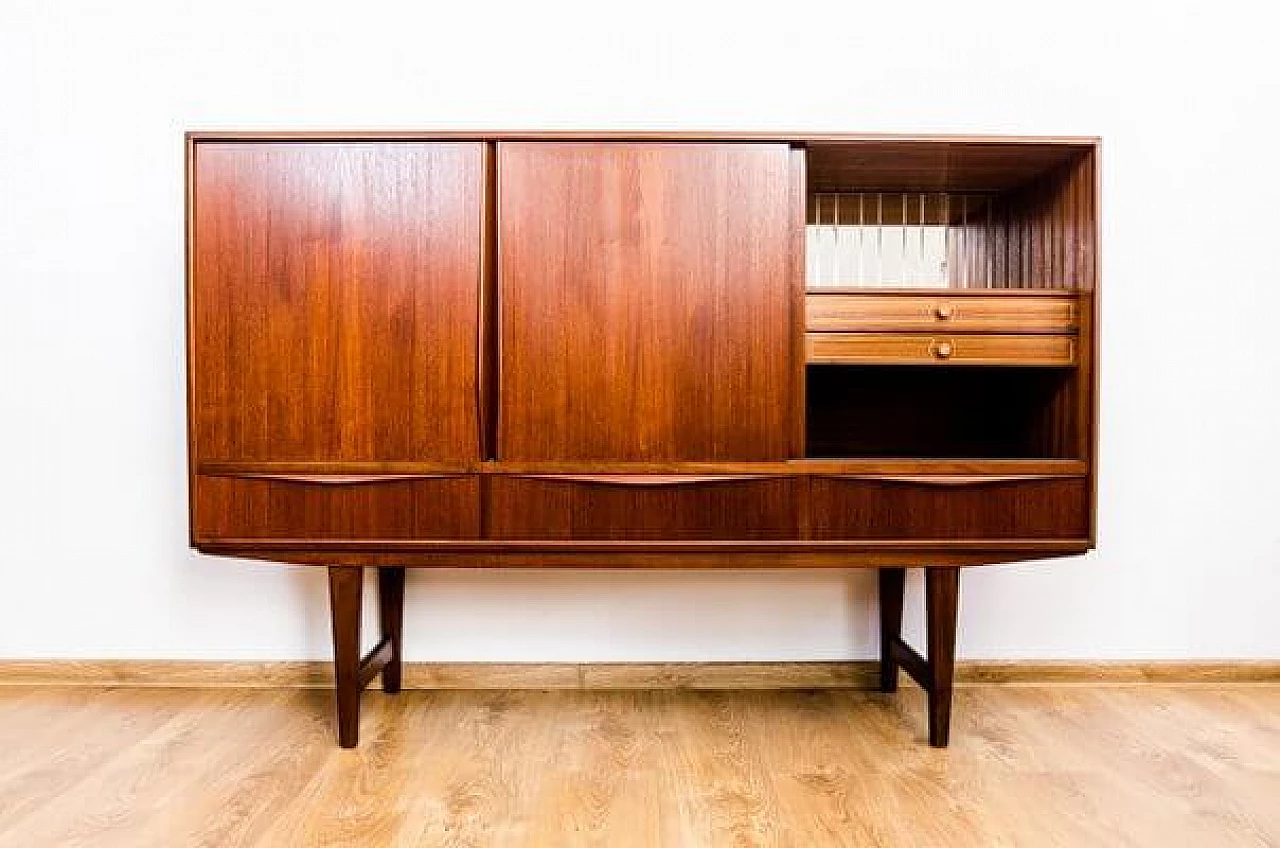 Danish teak sideboard by EW Bach for Sejling Skabe, 1950s 9