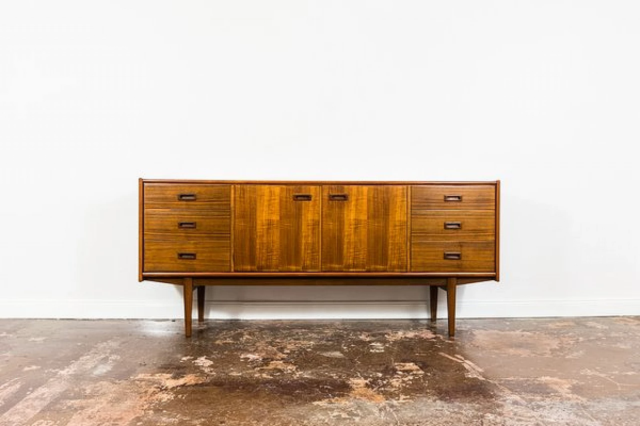 Wooden sideboard by Bydgoskie Fabryki Mebli, 1960s 1