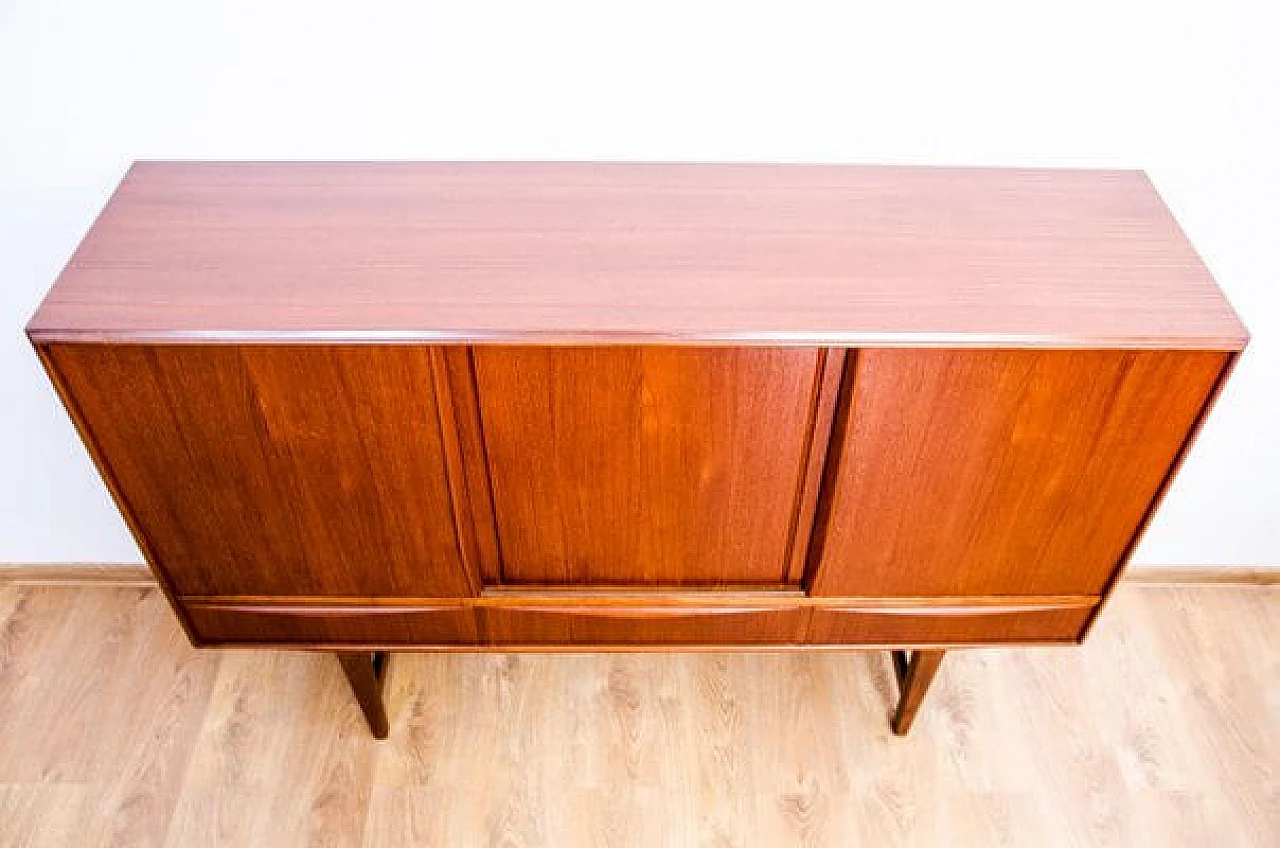 Danish teak sideboard by EW Bach for Sejling Skabe, 1950s 14