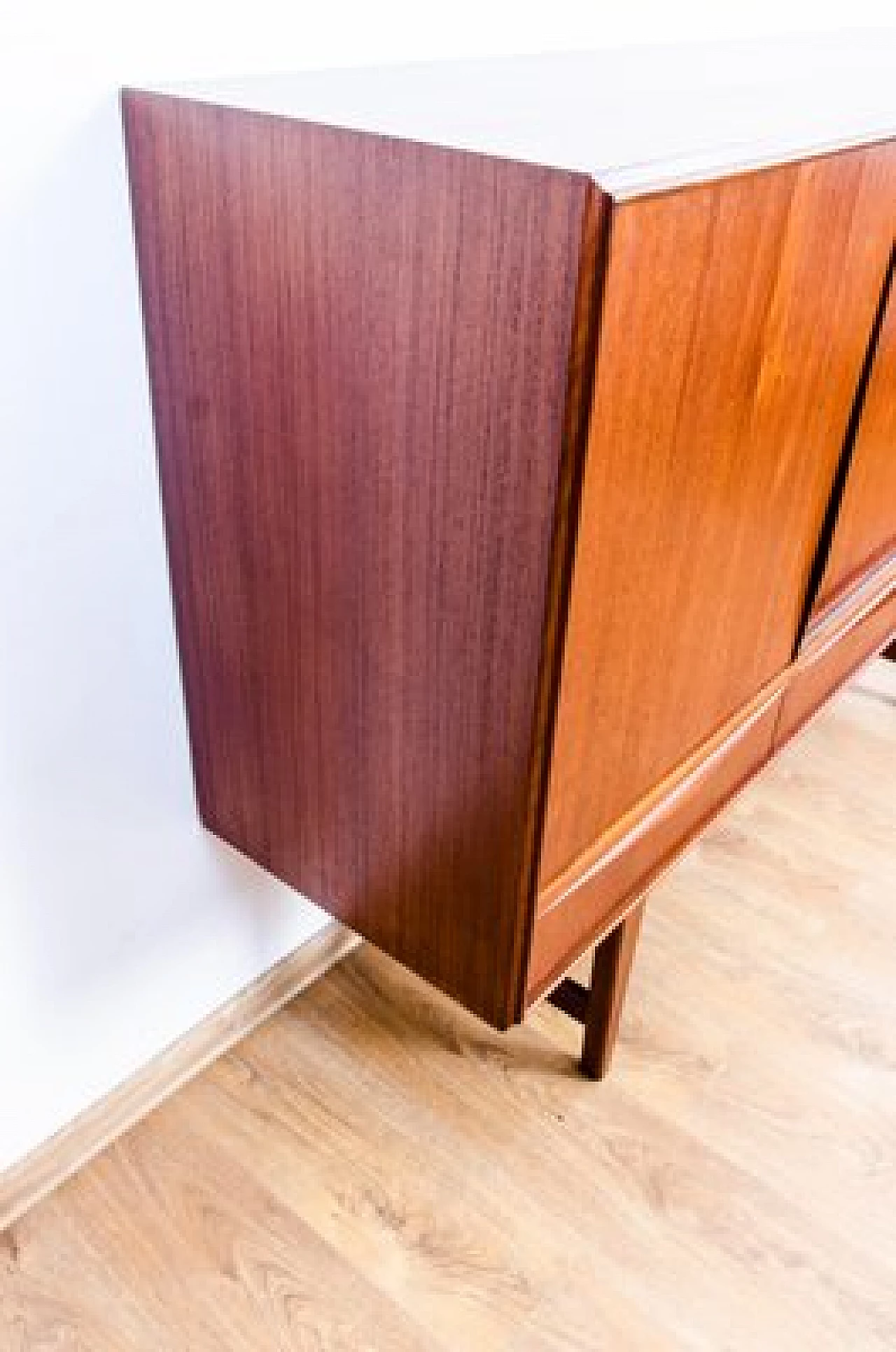 Danish teak sideboard by EW Bach for Sejling Skabe, 1950s 15