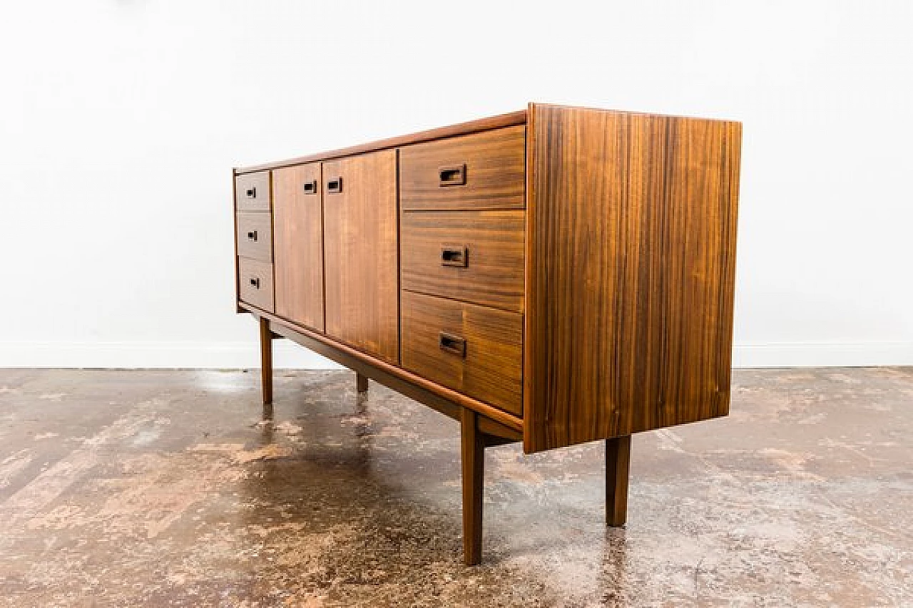 Wooden sideboard by Bydgoskie Fabryki Mebli, 1960s 13