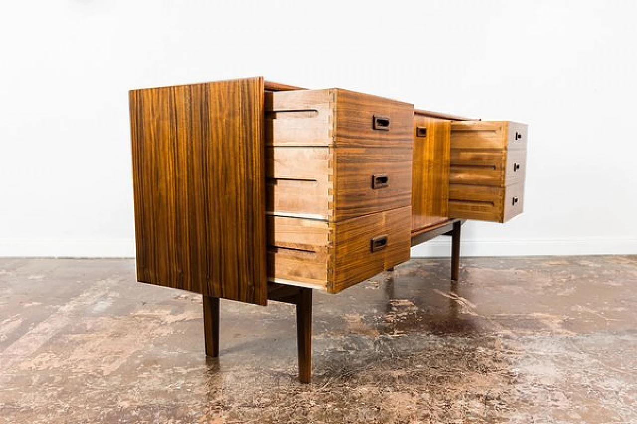 Wooden sideboard by Bydgoskie Fabryki Mebli, 1960s 14