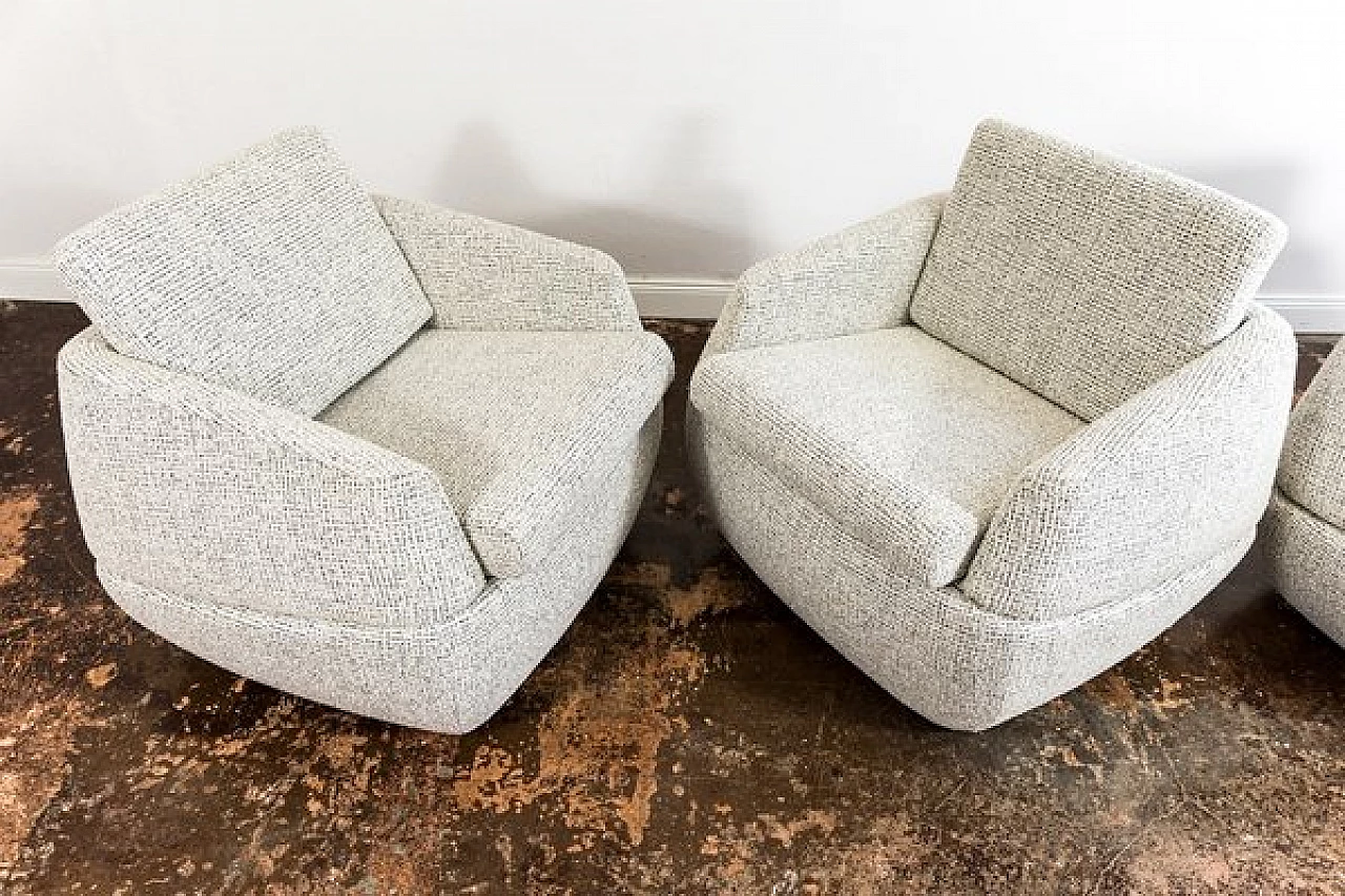 3 Space Age armchairs by Lubuskie Fabryki Mebli, 1970s 3