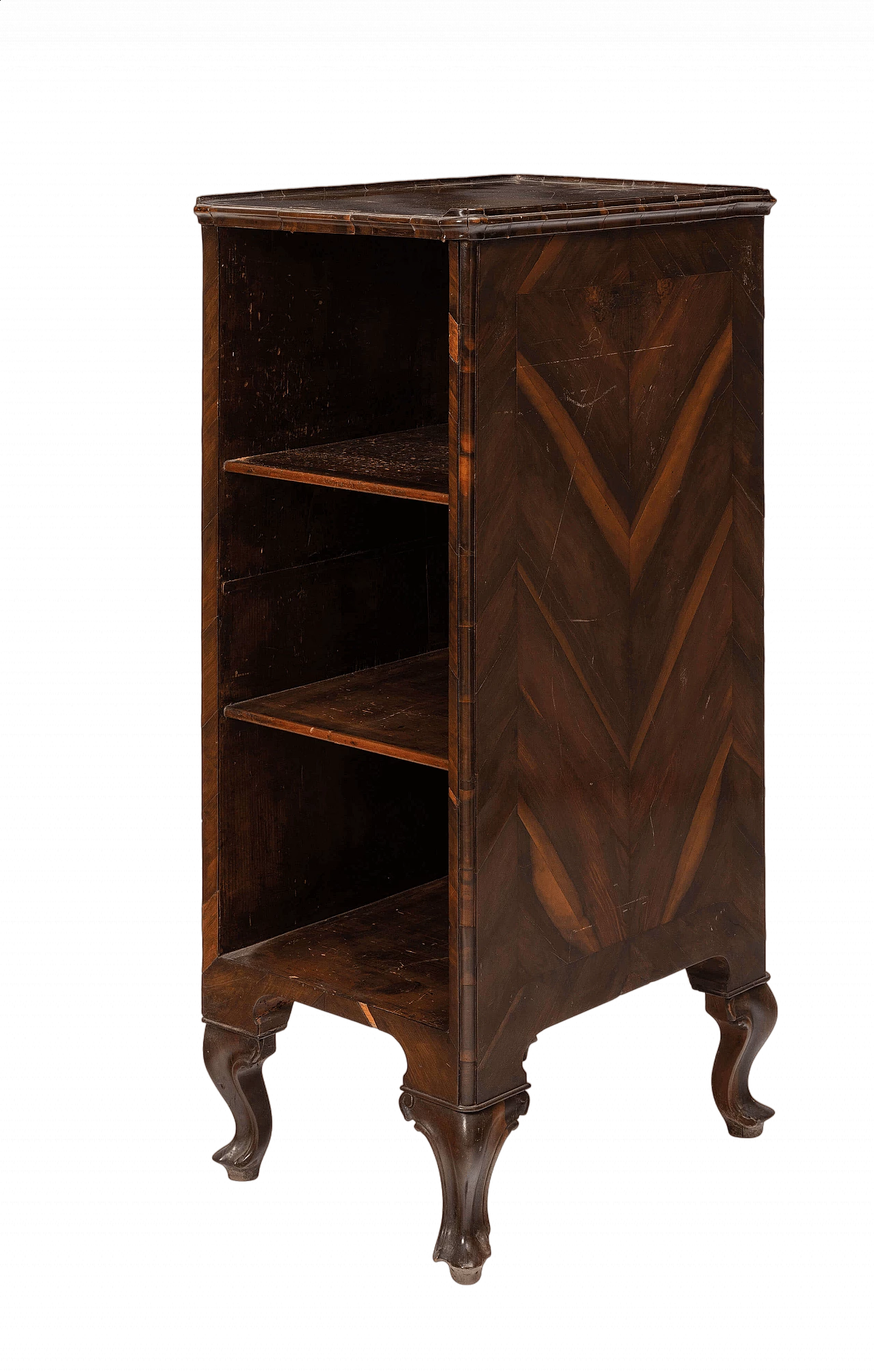 Louis XV walnut paneled document holder cabinet, first half of the 18th century 4