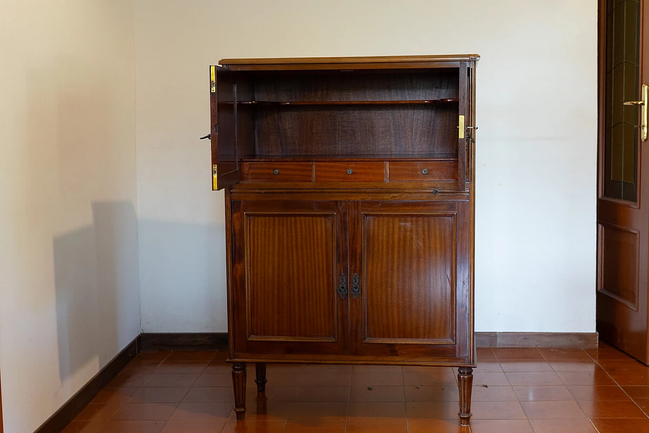 Regency-style mahogany buffet by Leonard Moore Ltd, 1950s 2