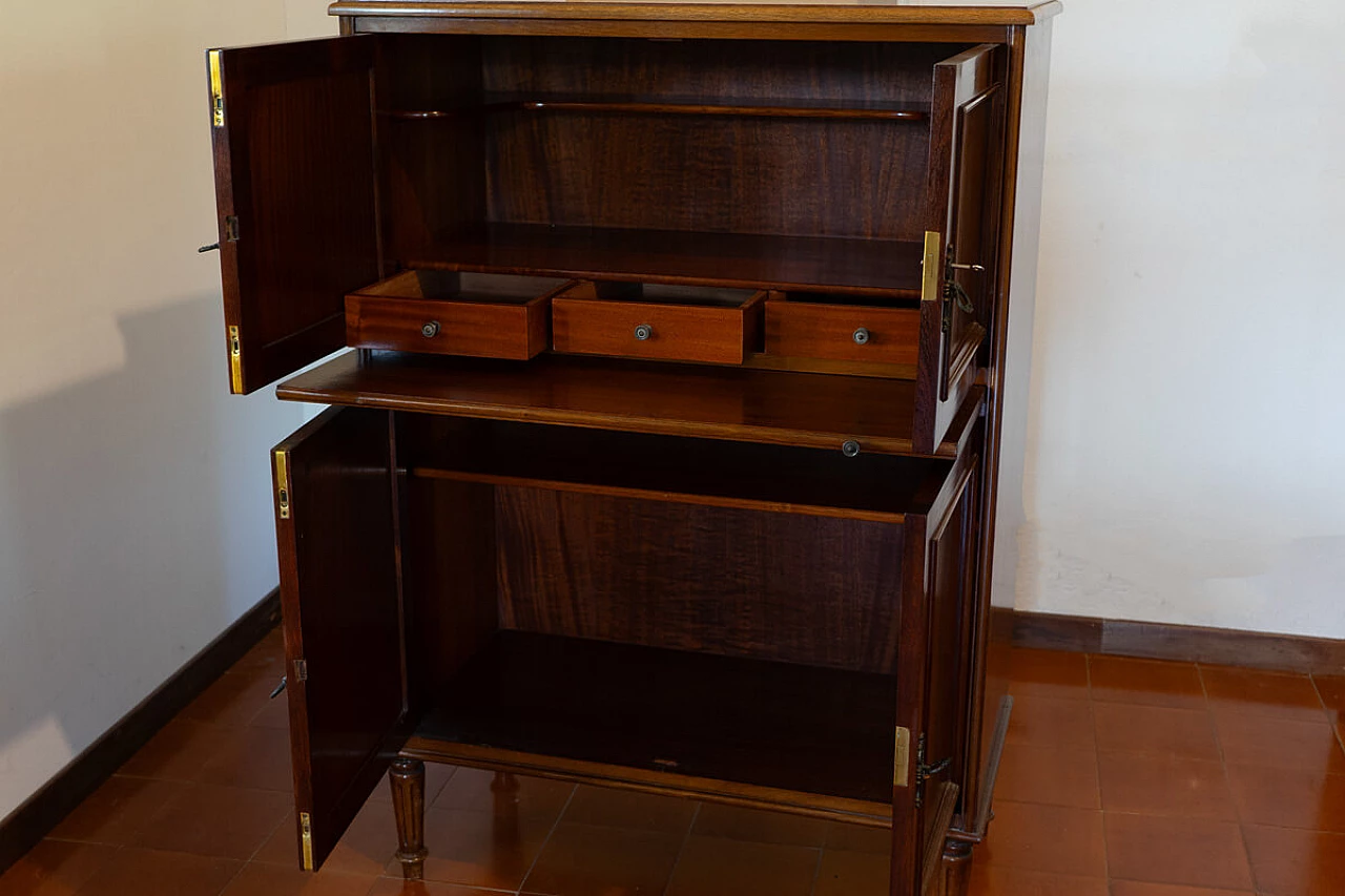 Regency-style mahogany buffet by Leonard Moore Ltd, 1950s 3