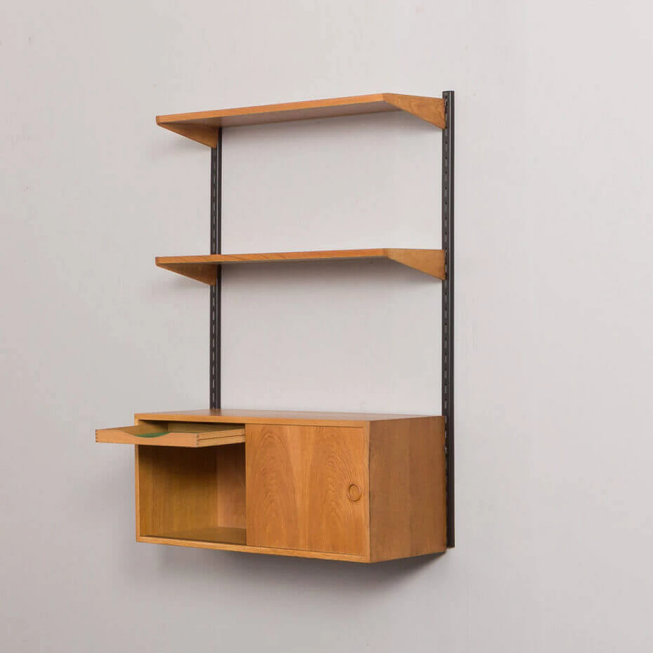 Modular oak bookcase by Kai Kristiansen for FM Mobler, 1960s 6