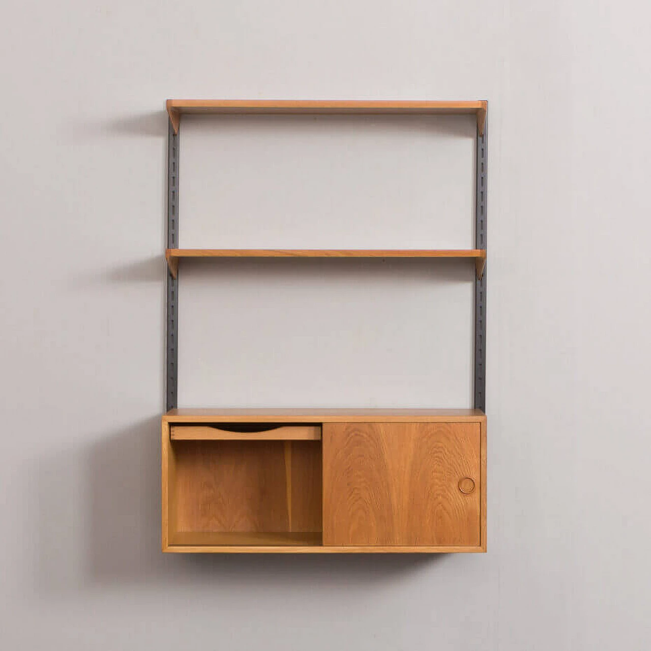 Modular oak bookcase by Kai Kristiansen for FM Mobler, 1960s 7