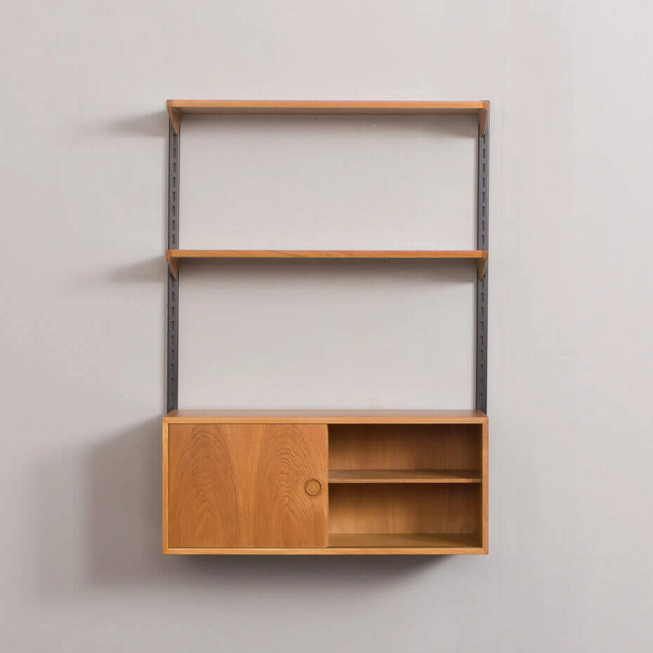 Modular oak bookcase by Kai Kristiansen for FM Mobler, 1960s 8