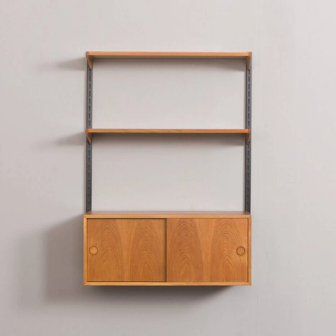 Modular oak bookcase by Kai Kristiansen for FM Mobler, 1960s 9