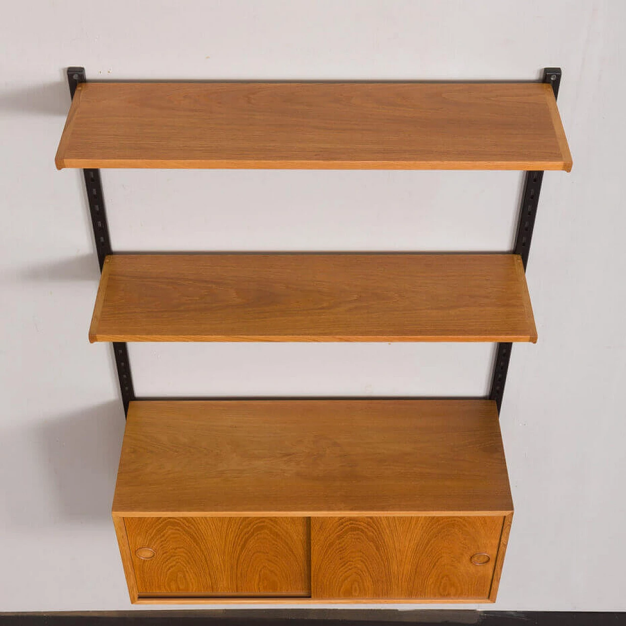 Modular oak bookcase by Kai Kristiansen for FM Mobler, 1960s 10