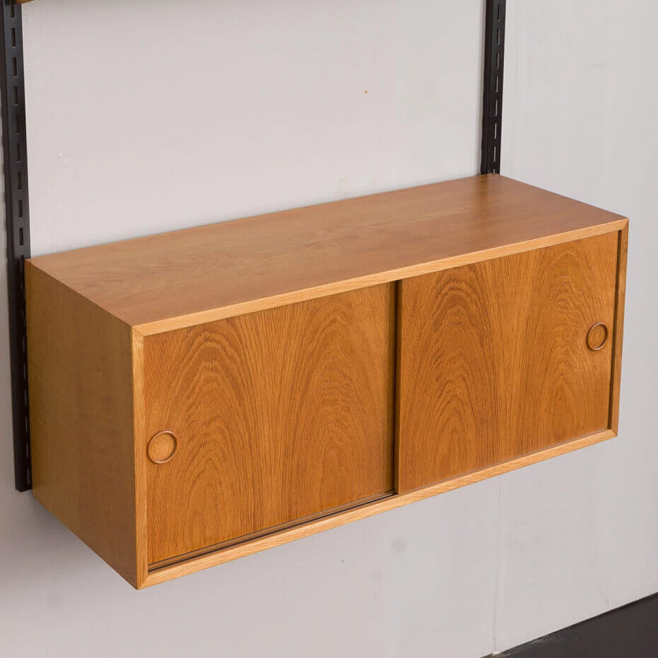 Modular oak bookcase by Kai Kristiansen for FM Mobler, 1960s 16