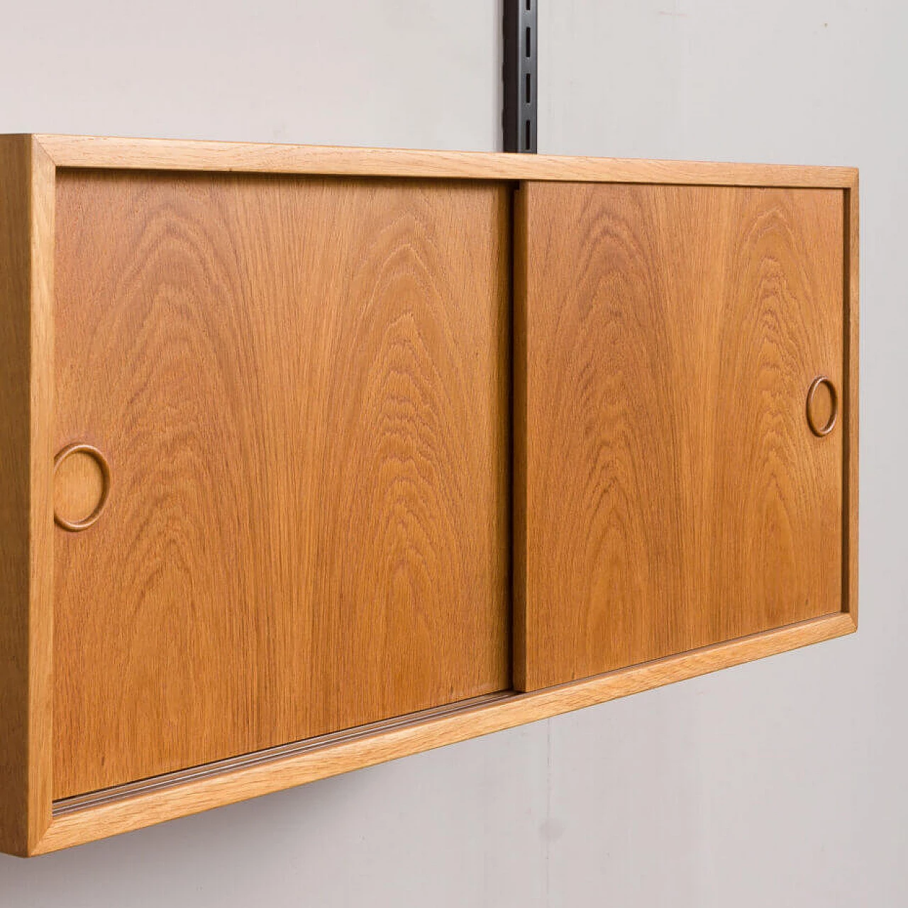 Modular oak bookcase by Kai Kristiansen for FM Mobler, 1960s 17