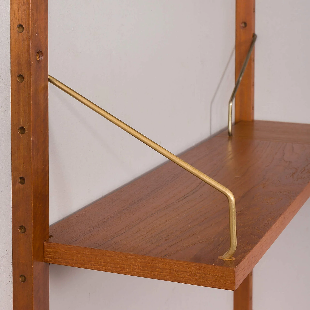 Hanging corner bookcase with desk by Poul Cadovius for Cado, 1960s 6