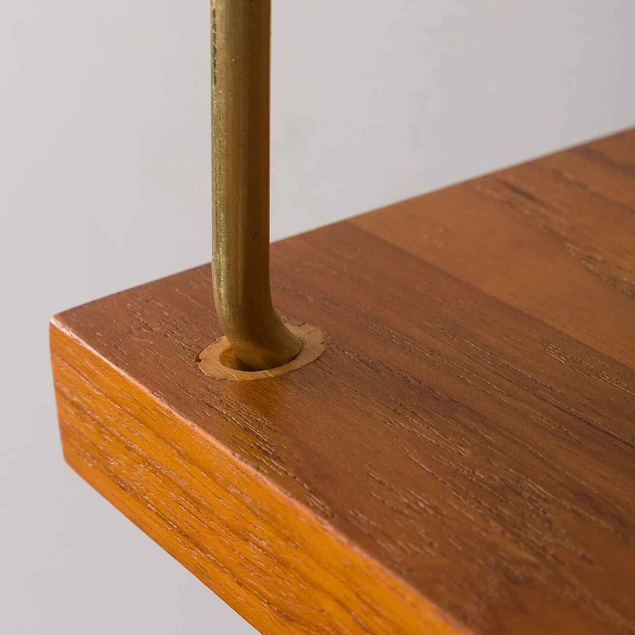 Hanging corner bookcase with desk by Poul Cadovius for Cado, 1960s 10