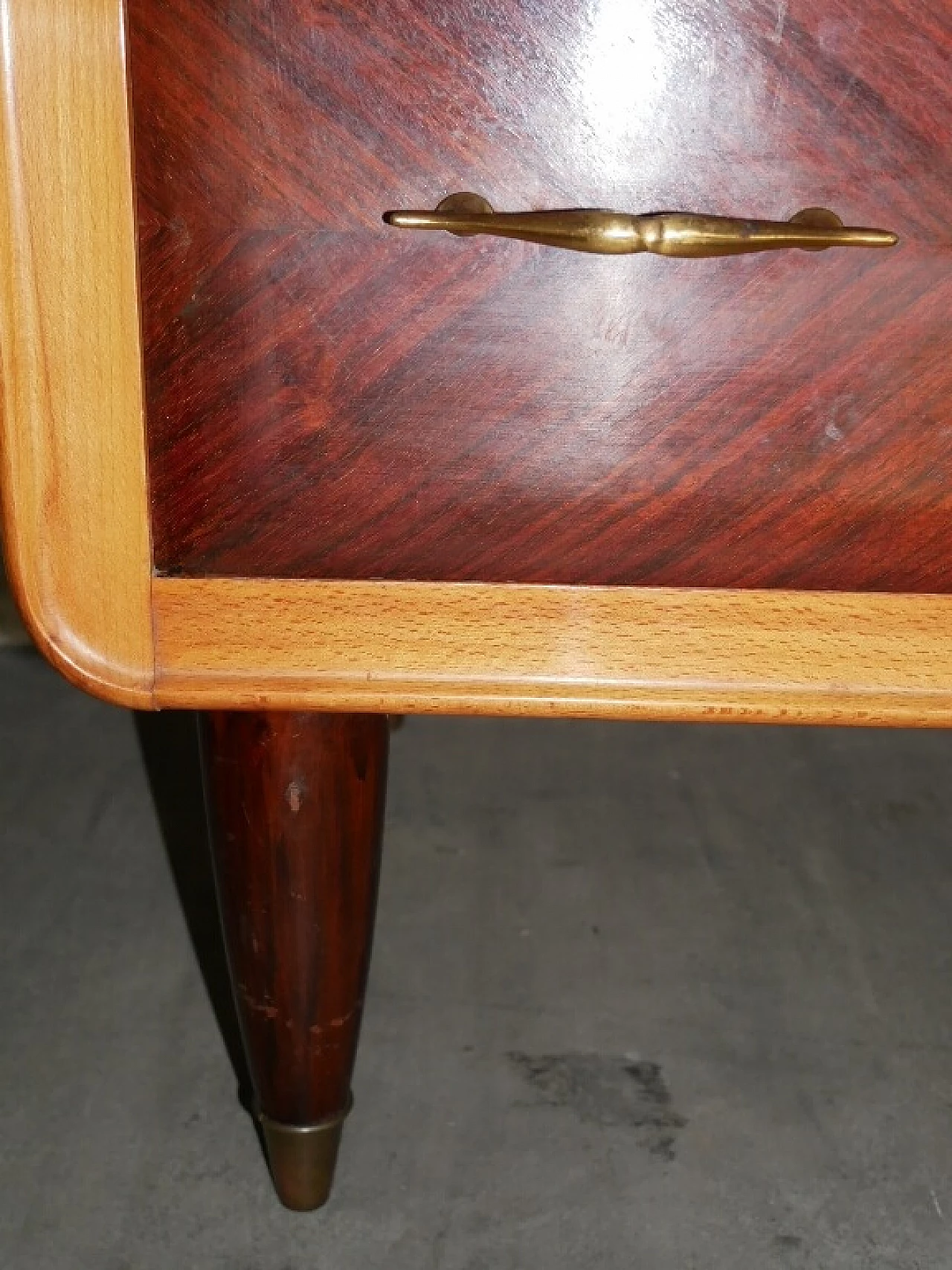 Rosewood veneered dresser with mirror, 1960s 12