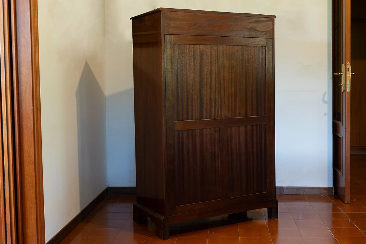 Walnut chest of drawers, 1970s 4