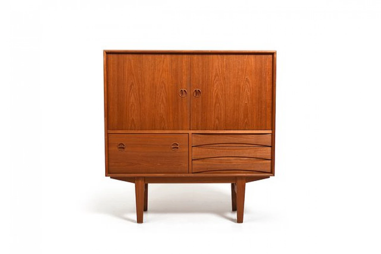 Teak sideboard attributed to Niels Clausen for N. C. Møbler, 1960s 1