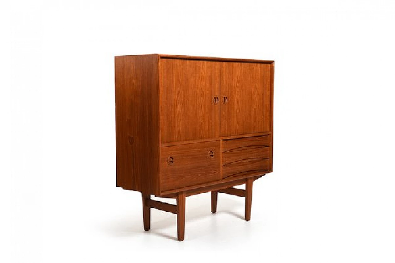 Teak sideboard attributed to Niels Clausen for N. C. Møbler, 1960s 2