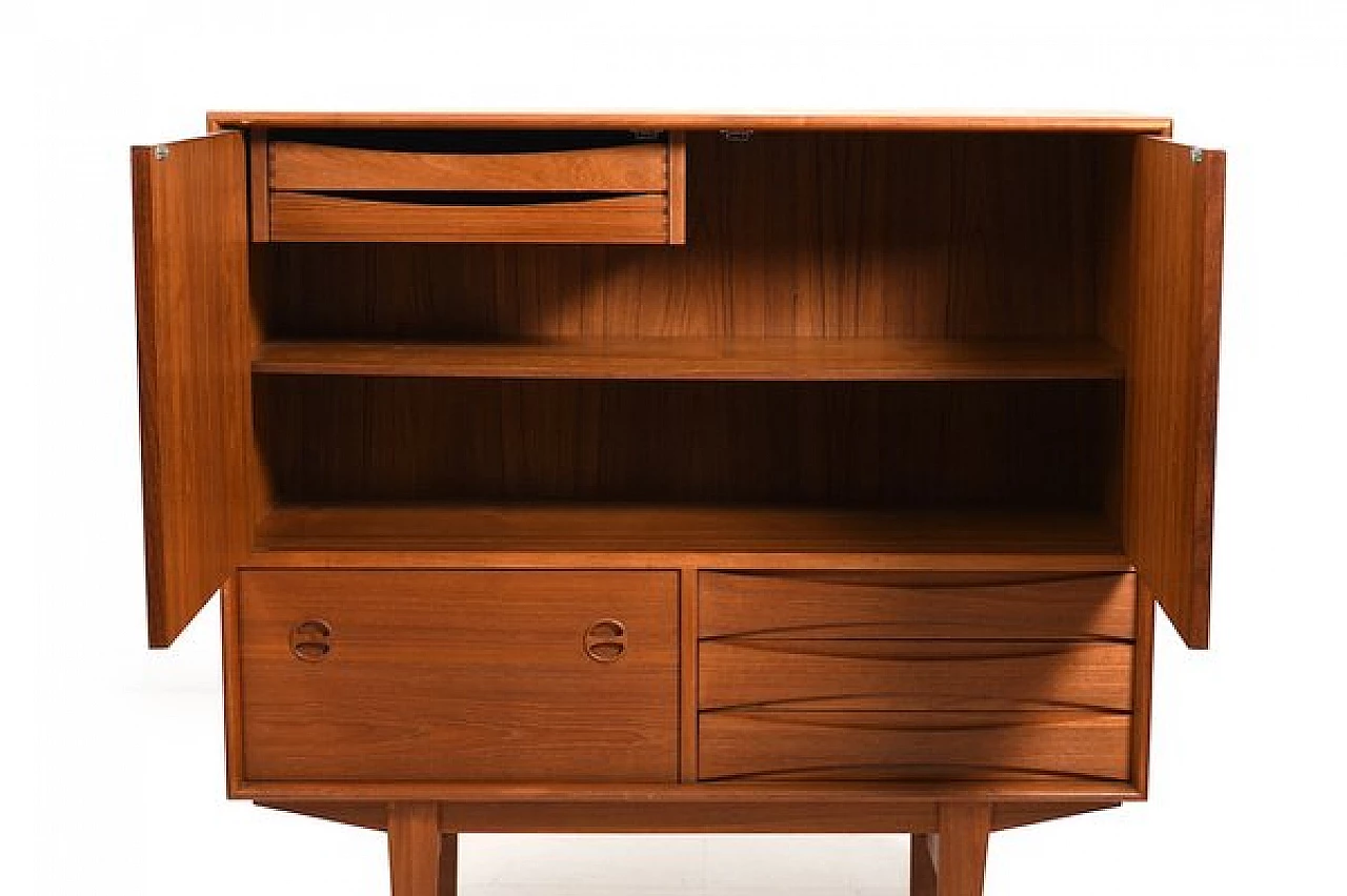 Teak sideboard attributed to Niels Clausen for N. C. Møbler, 1960s 4