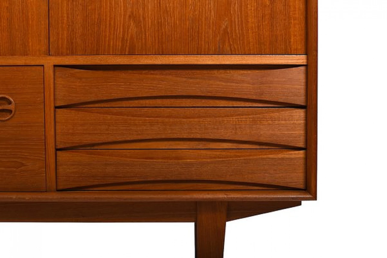 Teak sideboard attributed to Niels Clausen for N. C. Møbler, 1960s 8