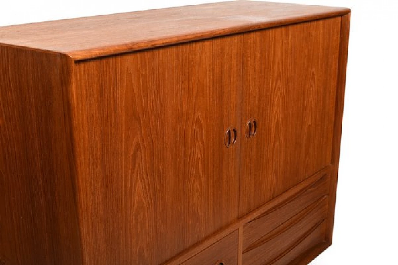 Teak sideboard attributed to Niels Clausen for N. C. Møbler, 1960s 10