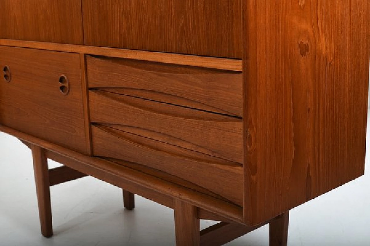 Teak sideboard attributed to Niels Clausen for N. C. Møbler, 1960s 11