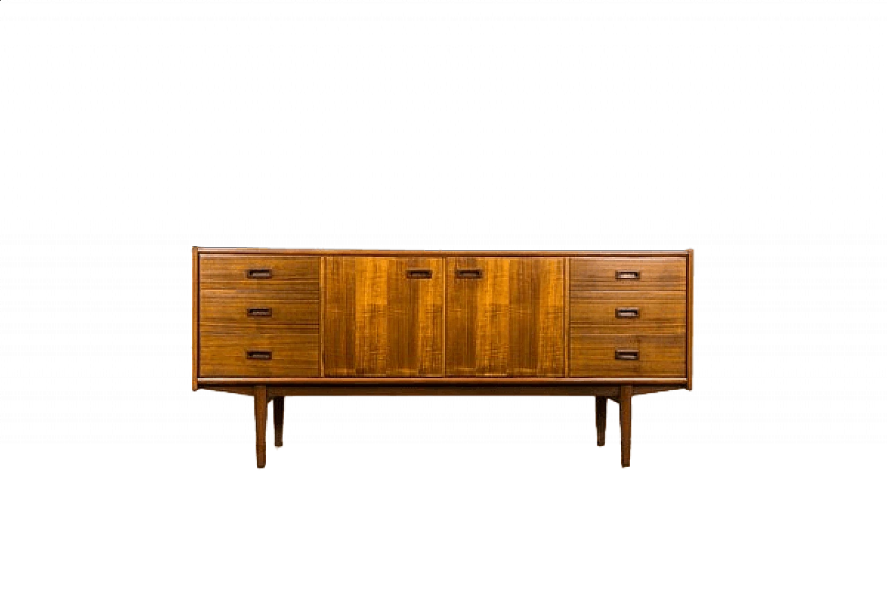 Wooden sideboard by Bydgoskie Fabryki Mebli, 1960s 22