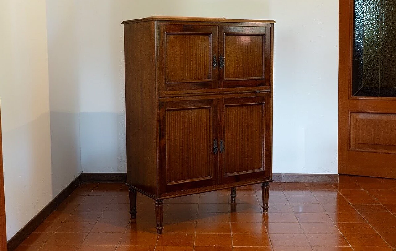 Regency-style mahogany buffet by Leonard Moore Ltd, 1950s 10