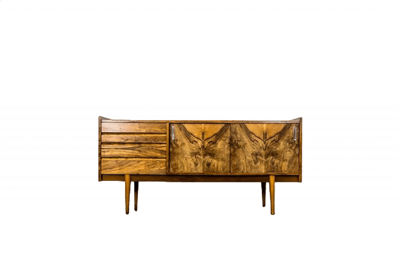 Polish walnut sideboard, 1960s 20