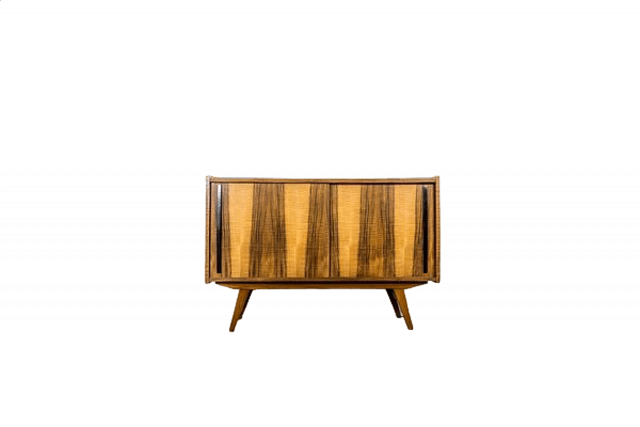 Plywood and walnut sideboard by Słupskie Fabryki Mebli, 1960s 17