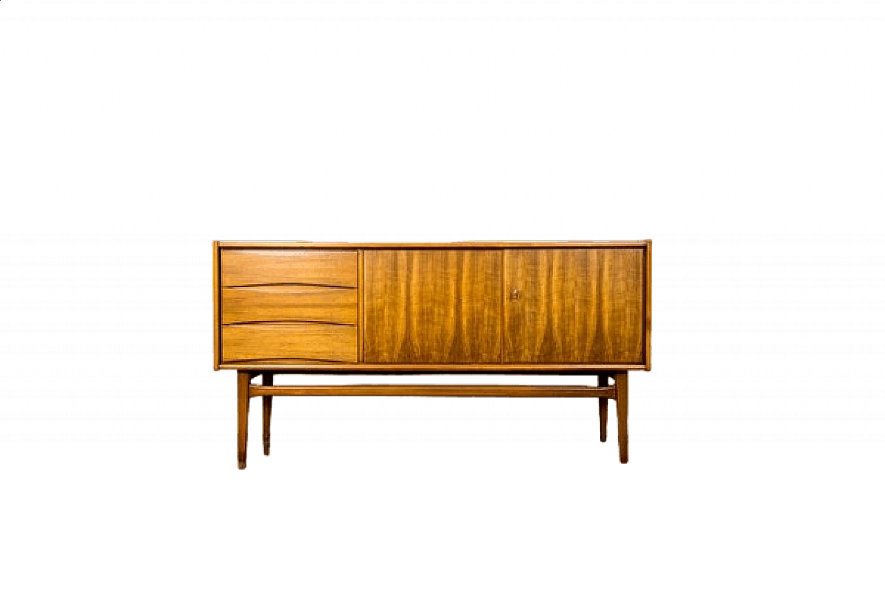 Plywood and walnut sideboard by Bydgoskie Fabryki Mebli, 1960s 24