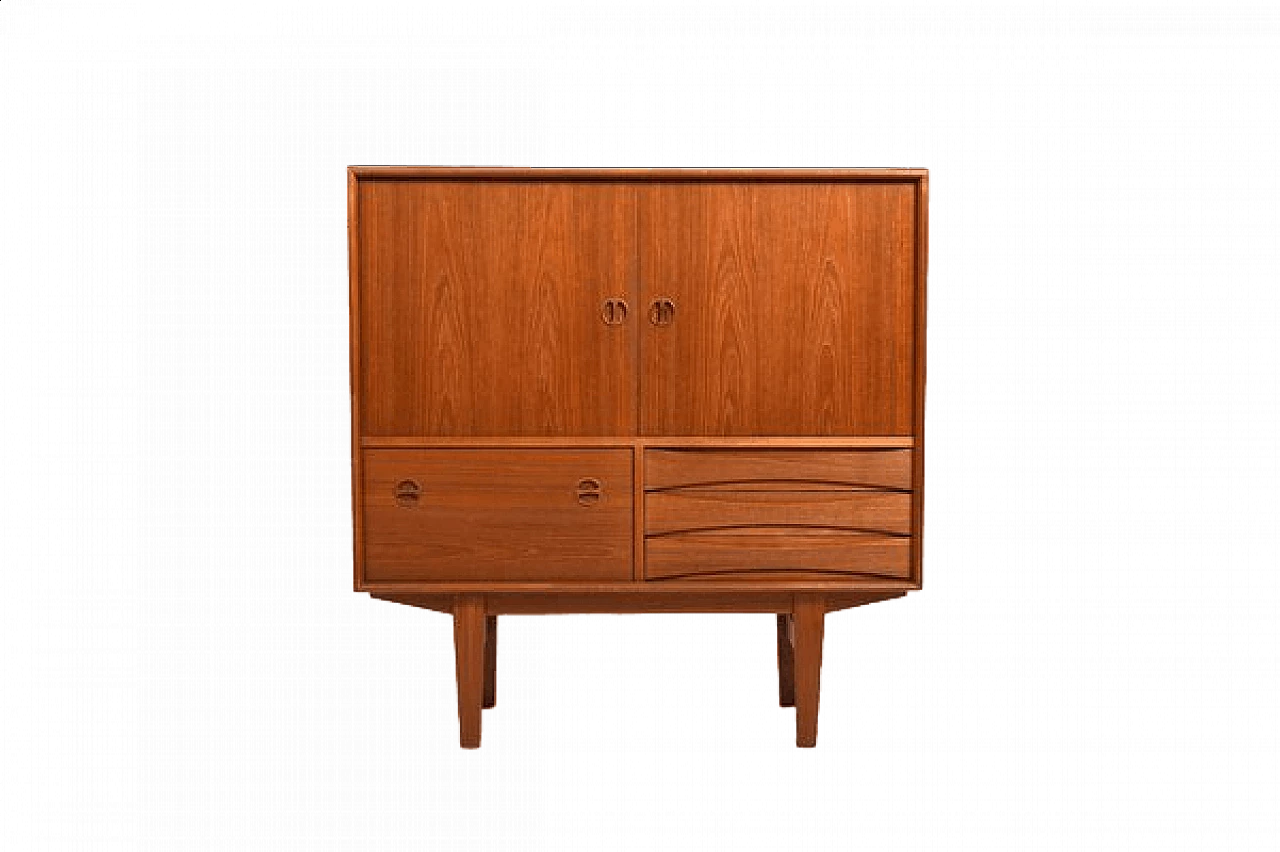 Teak sideboard attributed to Niels Clausen for N. C. Møbler, 1960s 14