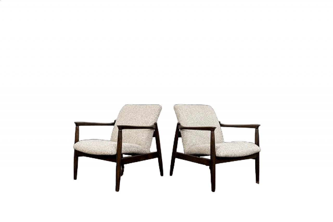 Pair of GFM-64 armchairs by Edmund Homa for GFM, 1960s 22