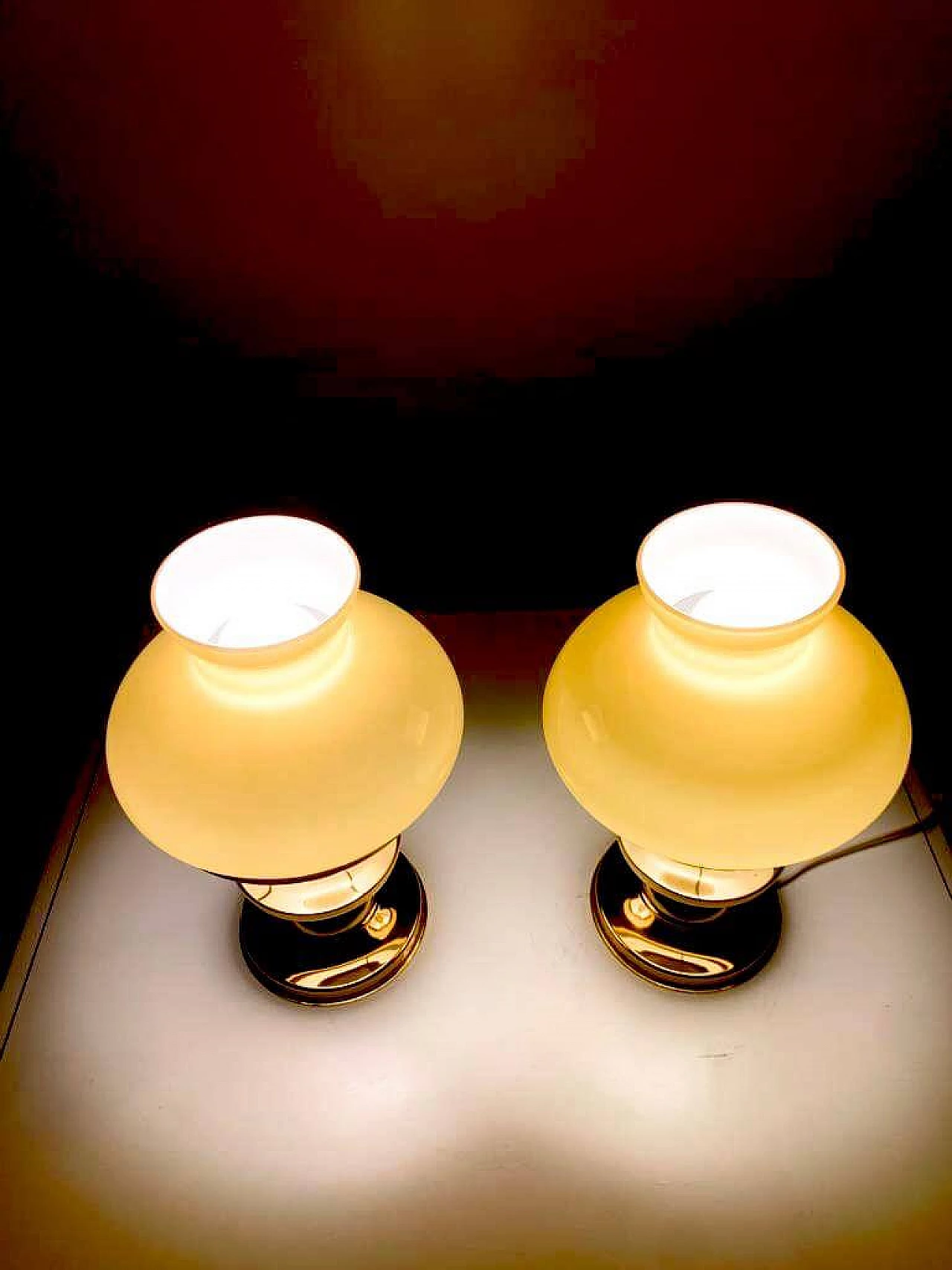 Pair of art deco table lamps, 1940s 2