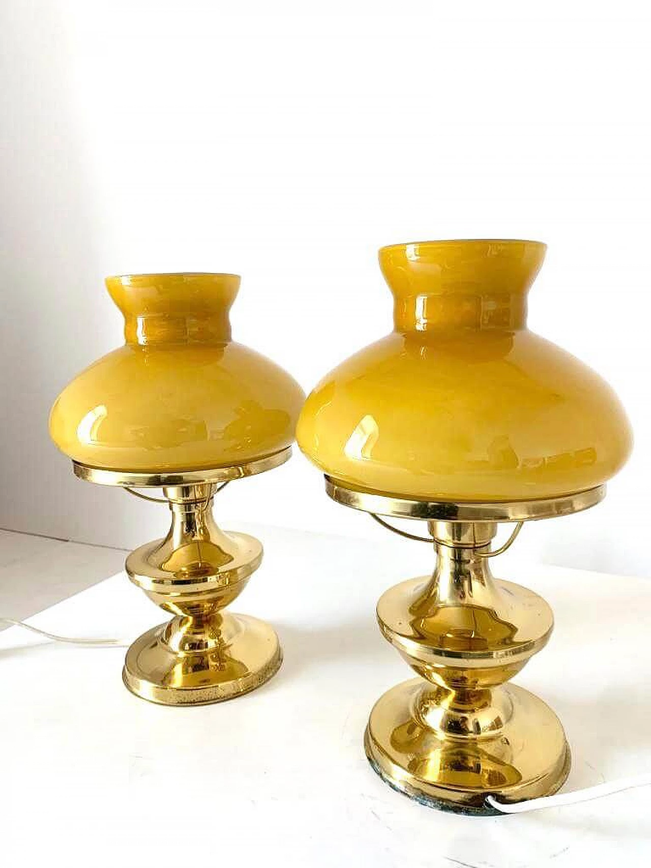 Pair of art deco table lamps, 1940s 7