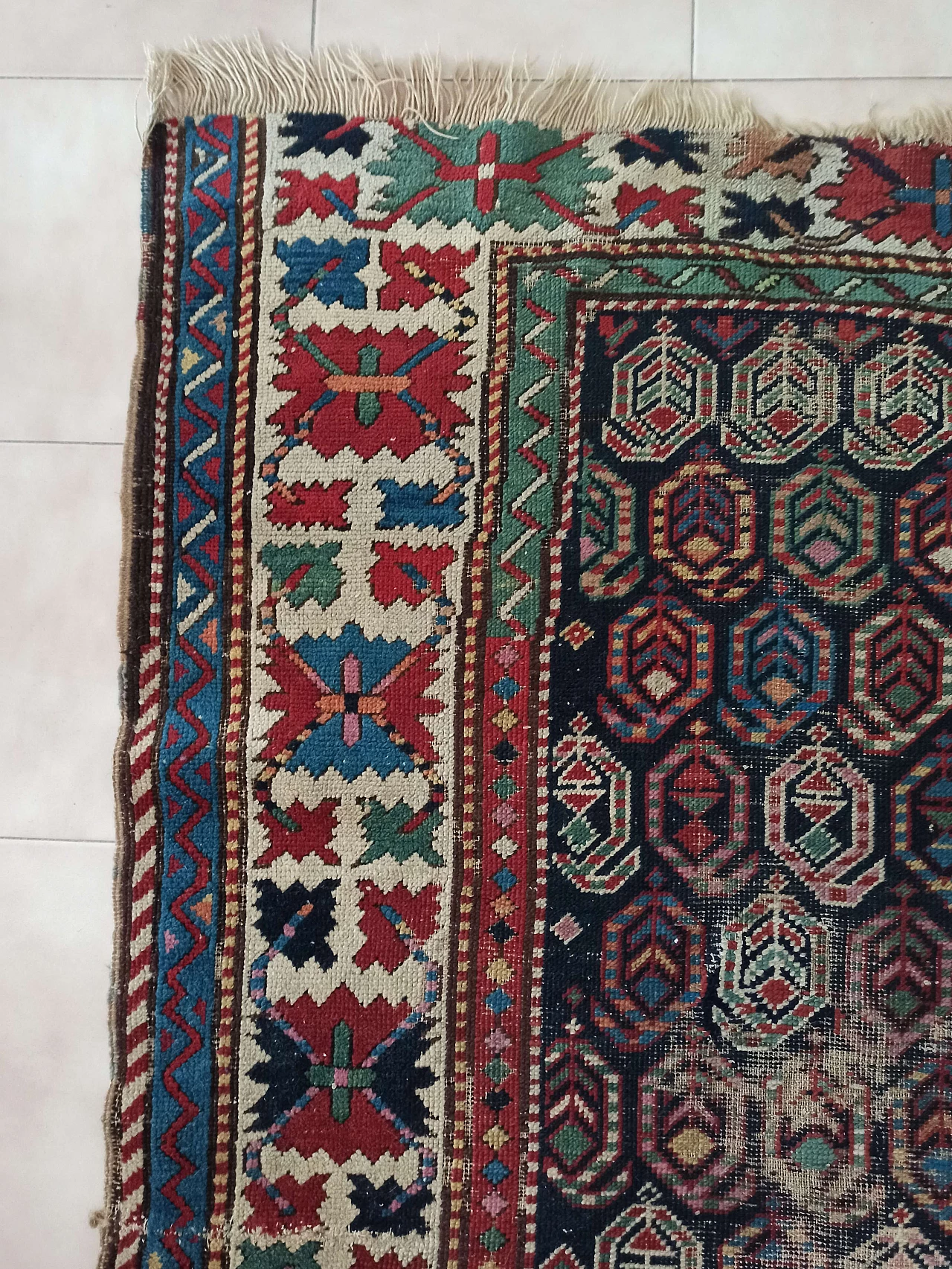 Caucasian Dagestan rug, late 19th century 5