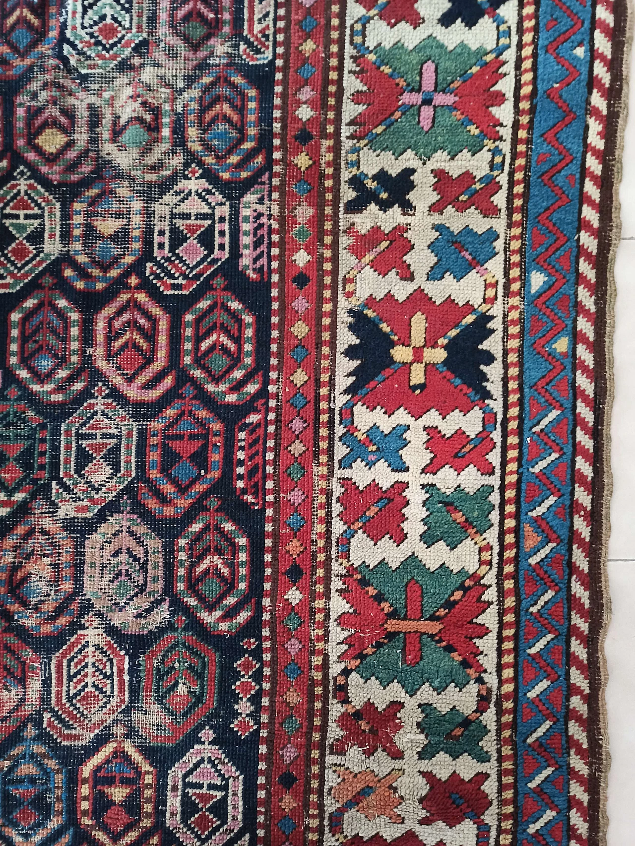 Caucasian Dagestan rug, late 19th century 6