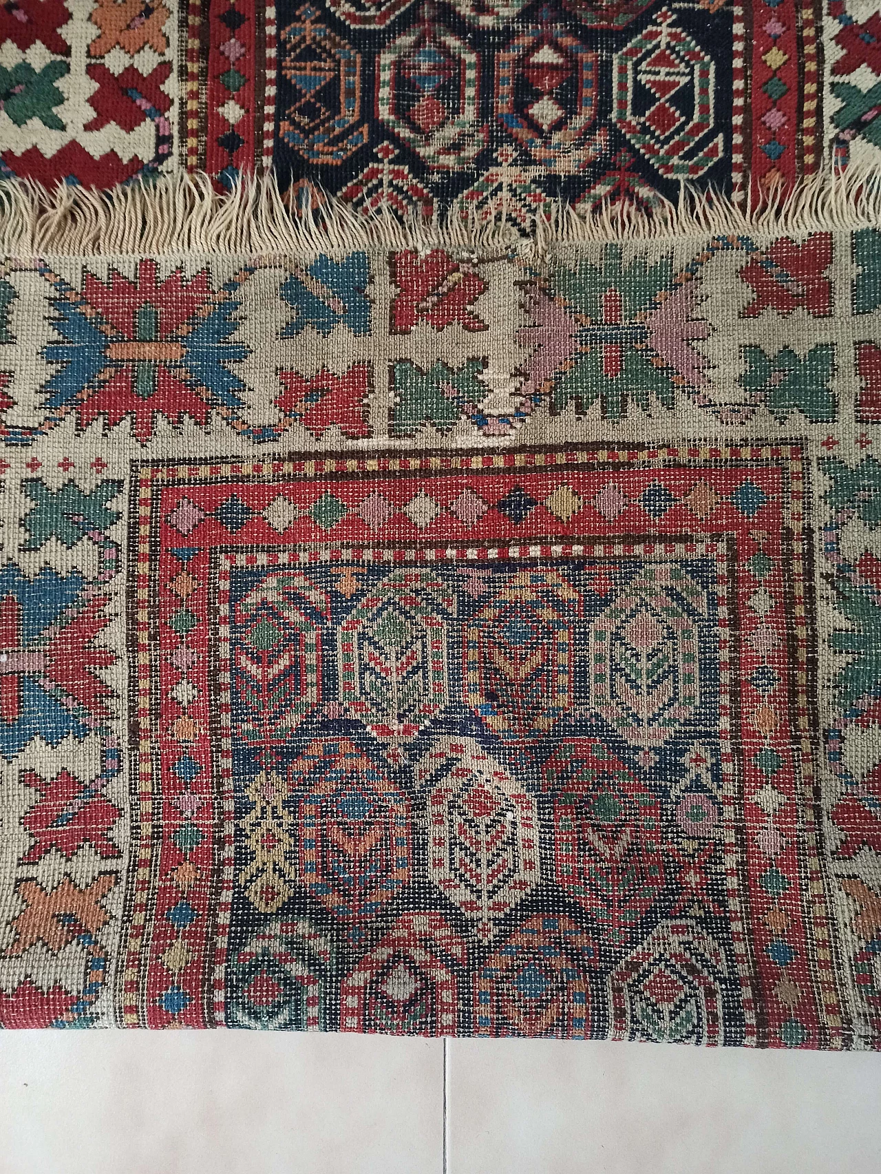 Caucasian Dagestan rug, late 19th century 7