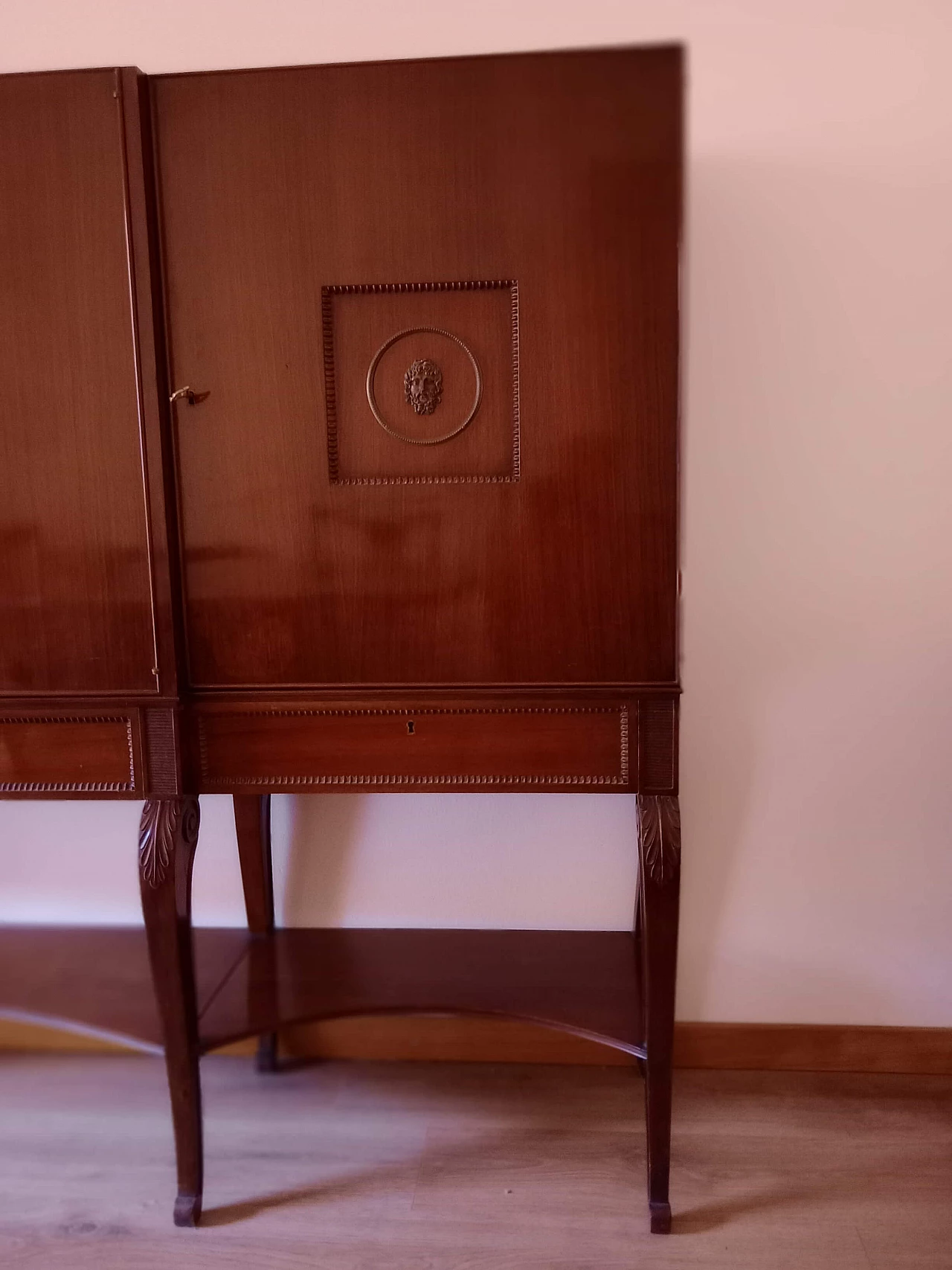 Four-door sideboard with bar compartment attributed to Fratelli Barni Mobili d'Arte Seveso, 1950s 25